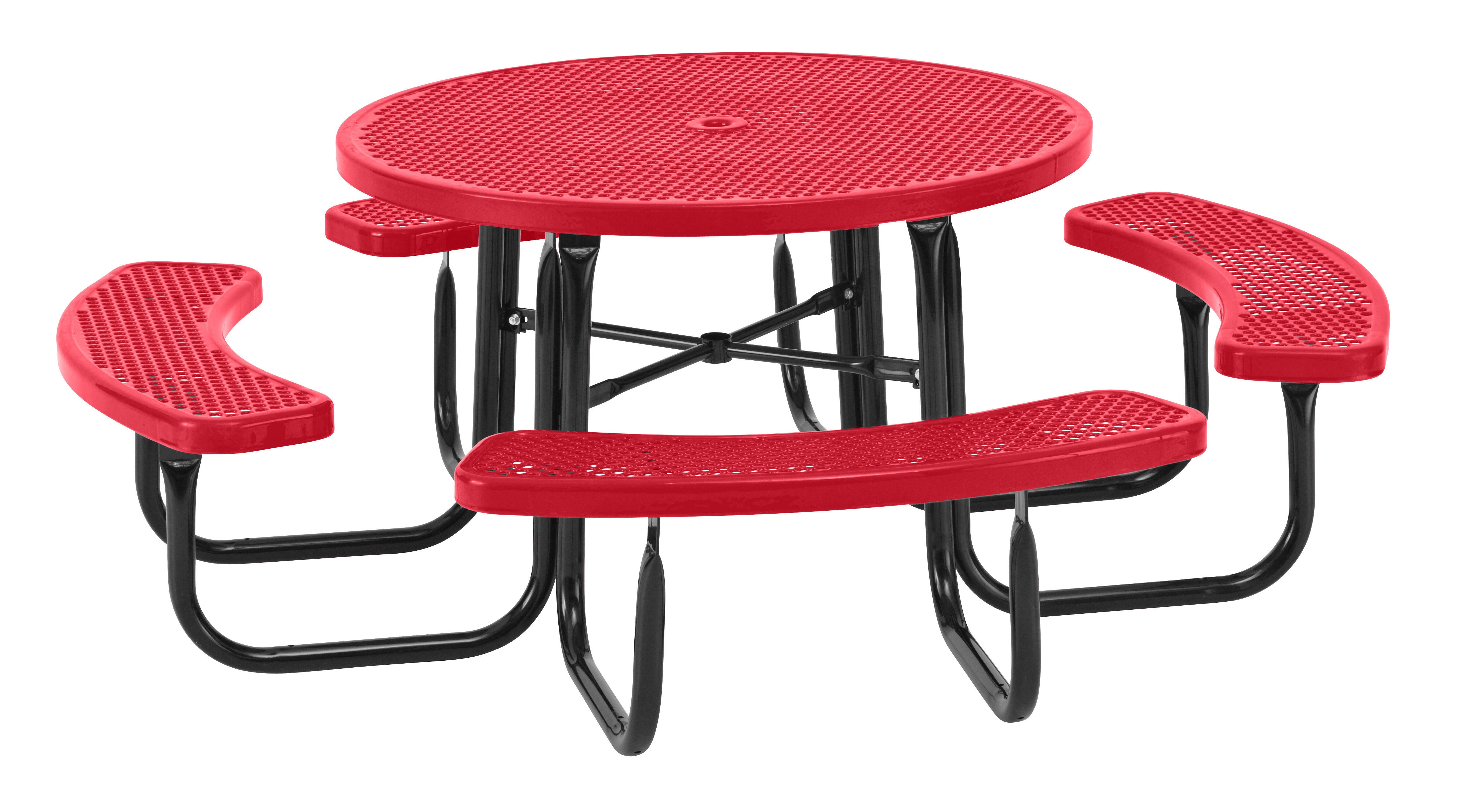 UltraSite Portable Thermoplastic Picnic Table with Benches 4002486